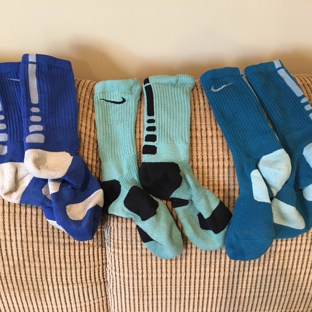 Nike Elite Lot of 3! Medium -Blue, Turquoise, Teal